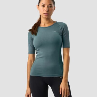 Naiset ICIW Seamless | Everyday Seamless T-Shirt Mid Sleeve Jungle Green