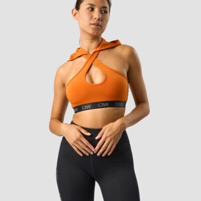 Naiset ICIW Urheiluliivit | Ultimate Training Hoodie Sports Bra Amber