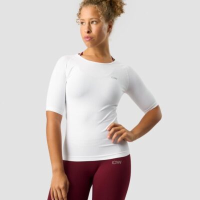 Naiset ICIW Seamless | Everyday Seamless T-Shirt Mid Sleeve White