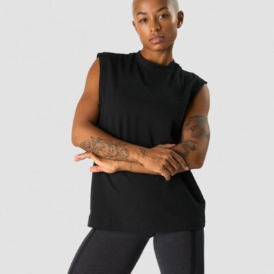 Naiset ICIW Topit | Everyday Cotton Tank Top Black