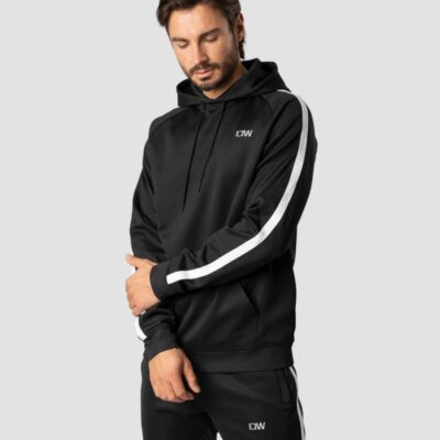 Miehet ICIW Pitkahihaiset Paidat | Track Hoodie Black Men